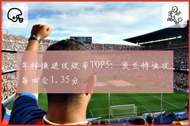 年转换进攻效率TOP5:莫兰特快攻每回合1.35分
